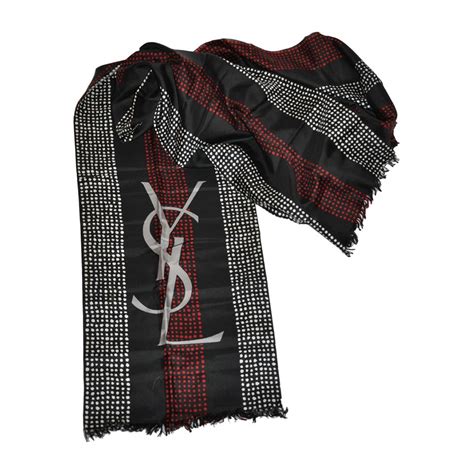 schal ysl style|ysl silk scarf.